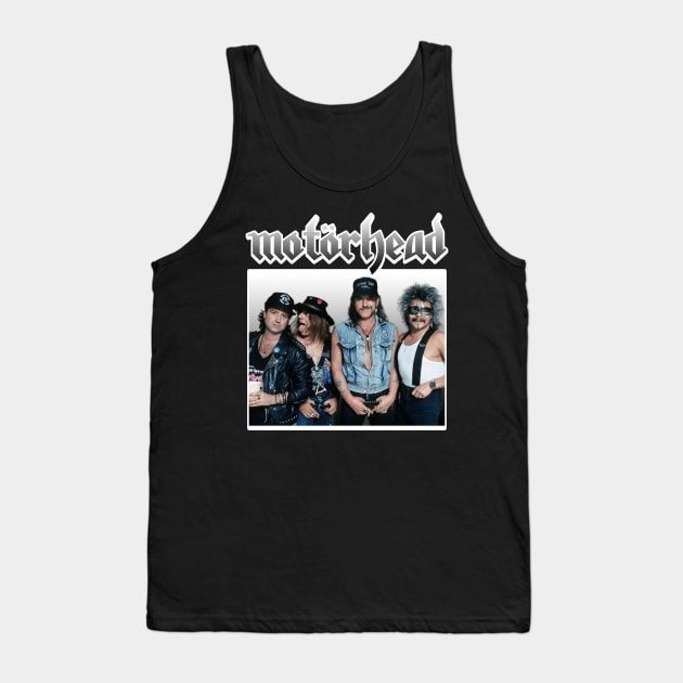 Motorhead Gradient White Tank Top by Pemandangan Kenangan 2000